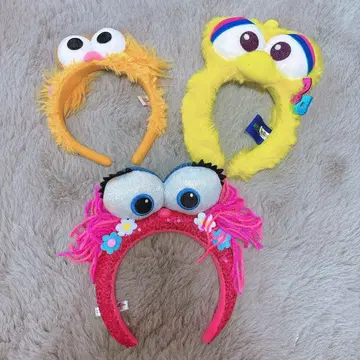 USJ 세서미 스트릿 머리띠 빅버드 조이 애비 카다비