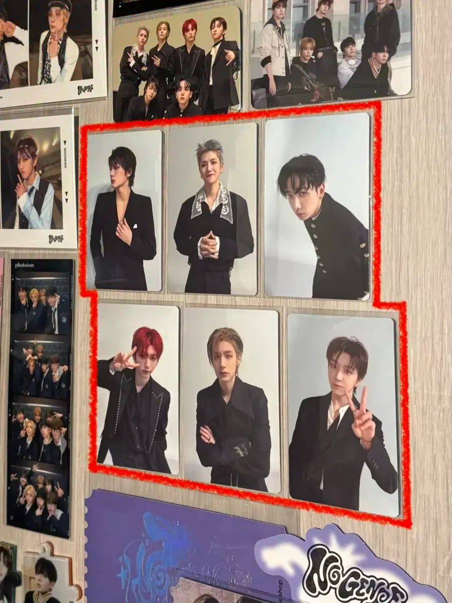 Boynextdoor no genre pop up pre-order benefit poca set, 2-cut photo bulk