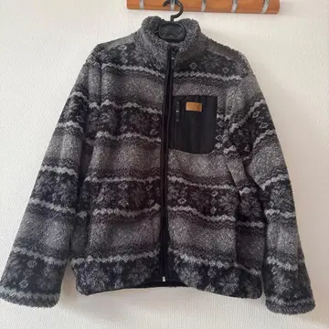 OUTDOOR 보아 플리스 자켓 남성용 그레이 계열 아우터 sizeL