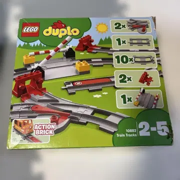 LEGO Duplo 기차 레일 세트 10882