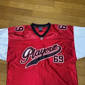 Playerz 69 XL 게임 T셔츠 레드/화이트