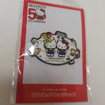 키티 50주년 핀즈 핀 배지 배치 산리오 미미