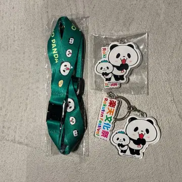 쇼핑 팬더 키링 넥스트랩 세트