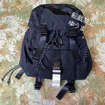 [ 남녀 공용 ] A.P.C. 아페쎄 Treck 백팩 백/BLACK