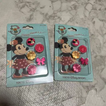 미니 마우스 버튼 세트 도쿄 디즈니 리조트 2개 세트