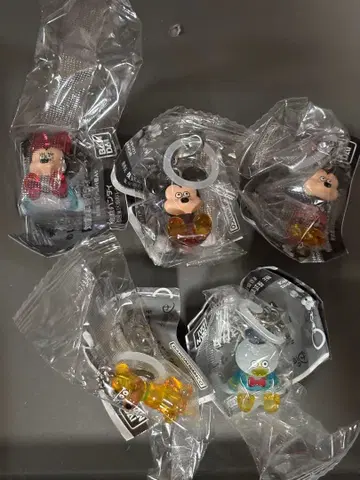 디즈니 마츠모토 세이지 메지루시 액세서리 가챠 전 5종 컴플리트 세트