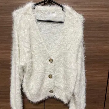 화이트 니트 스웨터 F 사이즈