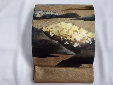 후지산 풍경 후쿠로 오비 오타이코 패턴