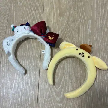 새상품급 산리오 퓨로랜드 폼폼푸딩 USJ 키티 머리띠