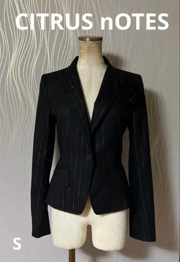 새상품 CITRUS nOTES 시트러스노츠 플라워 코사지 자켓