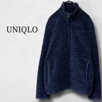 새상품급 UNIQLO 유니클로 플리스 풀집 자켓 네이비 겉옷 가을/겨울