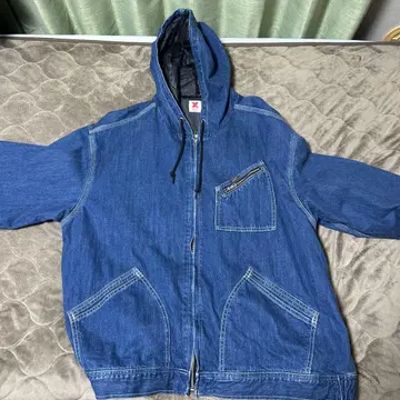 Lee 후드 부착 데님 자켓 XL