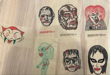 50s 60s 전사 전사 시트 야마다 렌 오모씨 채널 7매 세트