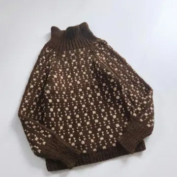 빈티지 Kruger 티롤리안 니트 블루 SV17