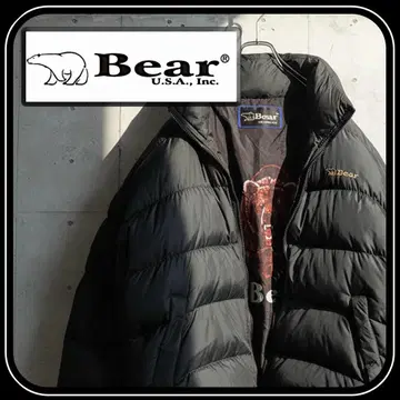 Bear U.S.A. 빈티지 다운 자켓 리버서블 초기