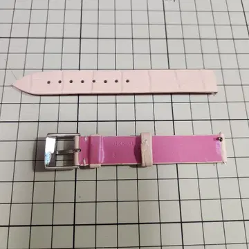 (미사용 새상품) 피아제 포제션 교체용 벨트 옅은 핑크 악어 가죽