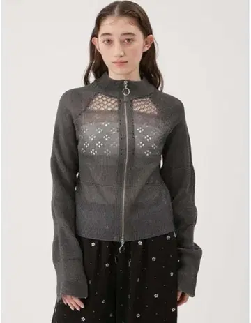 새상품 완판템 퍼 퍼 벌키 지퍼 가디건