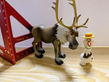 겨울왕국 올라프 스벤 피규어 세트