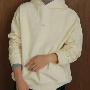 philme 필름 화이트 아이보리 후드티 오오조노 모모코 M 사이즈