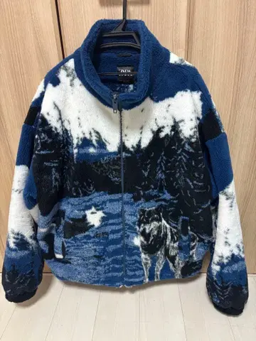 ZARA 플리스 보아 자켓 XL