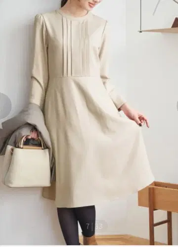 로페피크닉 라나테크 핏앤 플레어 원피스