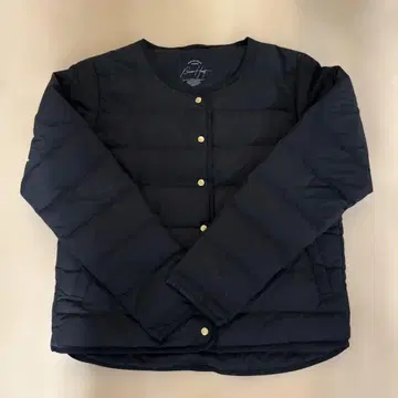 BEAMS HEART 프렌치 숏 다운 자켓 블랙 S