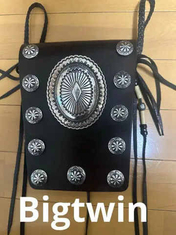 [ Bigtwin ] 가죽  concho 메디슨 백 새상품급