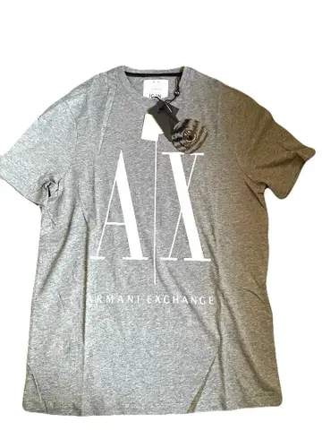 미사용 아르마니 익스체인지 그레이 T셔츠 L