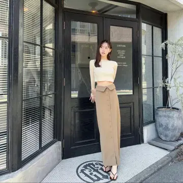 [ maison celon ] 크롭 니트