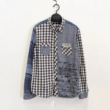 [ Desigual ] 절개 유니크 디자인 셔츠