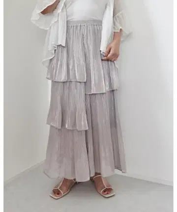 MI AND MOU 스커트 그레이