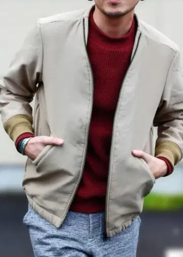 잭맨 노카라 자켓