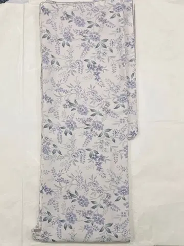 꽃무늬 세탁 가능한 코몬 이중 기모노 L
