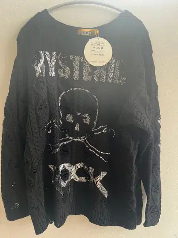 HYSTERIC GLAMOUR 블랙 니트 FREE