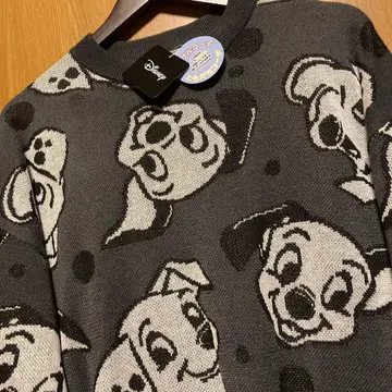 101마리 강아지 니트 스웨터 달마시안 개 도그 멍멍 니트