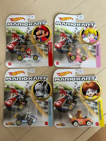 핫휠 마리오 카트 4종 세트 미개봉품