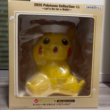 제일복권 포켓몬 라스트 원상 미니 트레이 포함 피카츄 소프트 비닐 피규어