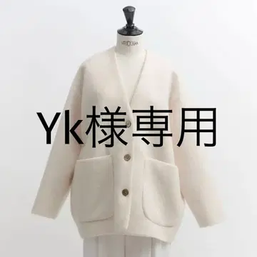 새상품급 yori 울모헤어 샤기 자켓