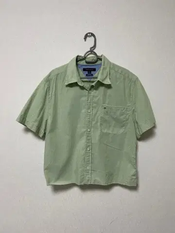 Tommy Hilfiger 반팔 셔츠 라이트 그린