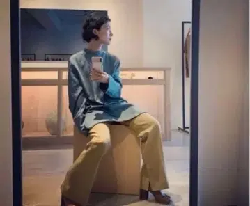 little suzie 새틴 셔츠