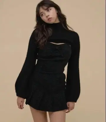 ANDMARY Twiggy tweed mini dress