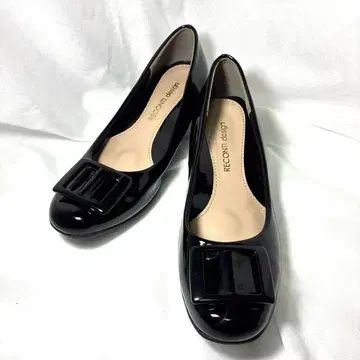 레콘테 방수 미끄럼 방지 우천 겸용 펌프스 버클 포함 블랙 23cm 3E