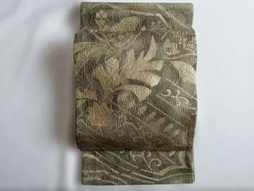 꽃무늬 그린 계열 후쿠로 오비