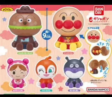 반다이 호빵맨 피규어 5체 세트