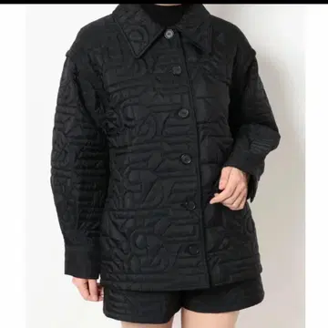 RESEXXY 택 포함 2way 퀼팅 자켓 블랙