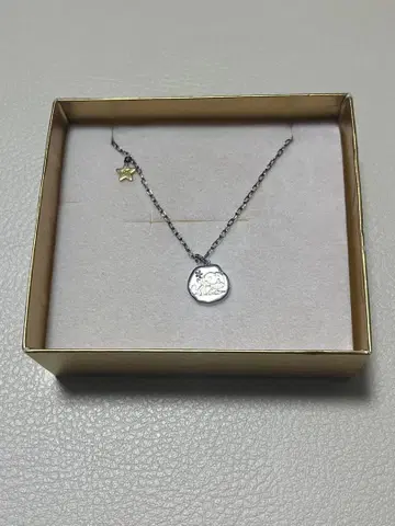 PEANUTS BAMBI JEWELRY 스누피 목걸이(실버)