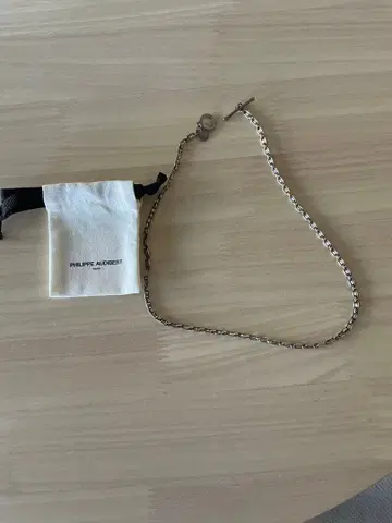 PHILIPPE AUDIBERT 실버 체인 목걸이