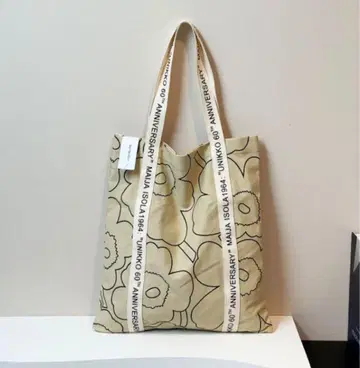 [ 미사용 새상품 ] 마리메꼬 에코백 숄더 타입/BLACK