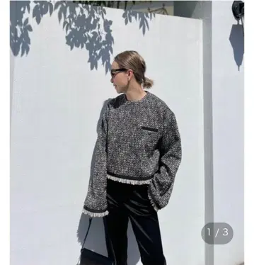 새상품급 girlish St.cecilia 트위드 풀오버