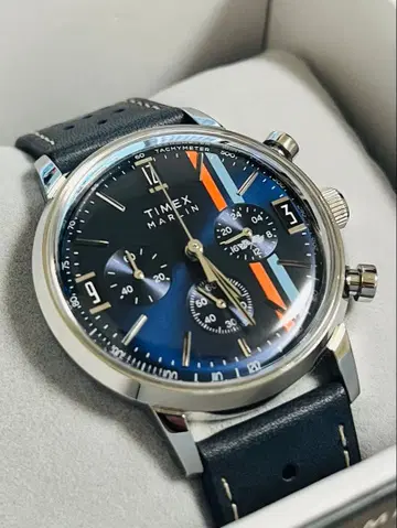 [ 작동품 ] timex 마린 크로노그래프
